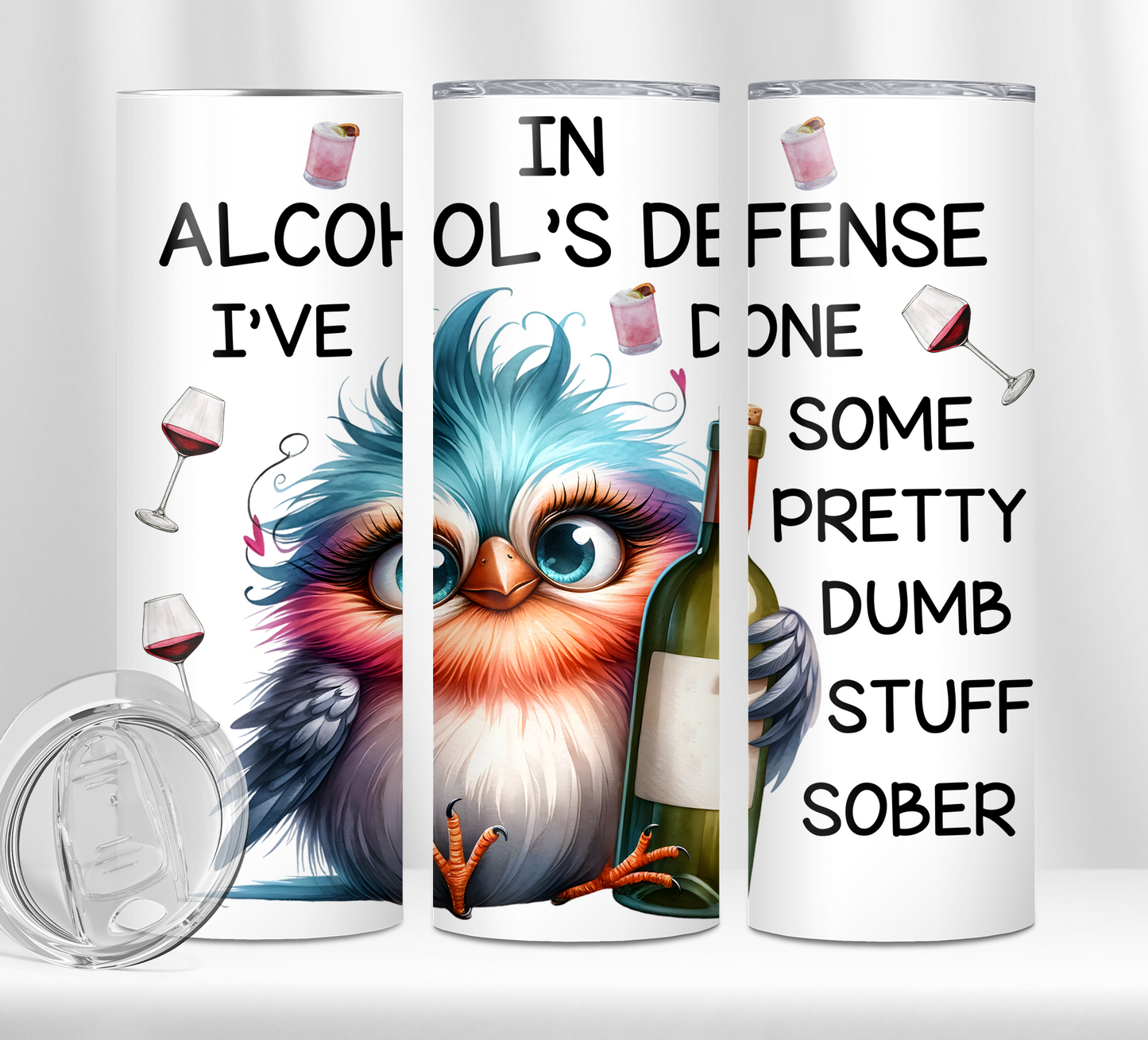 In Alcohols Defense Tumbler