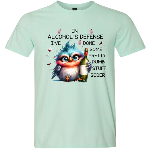 In Alcohols Defense Tee