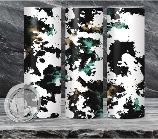 Cow Print Abstract Tumbler