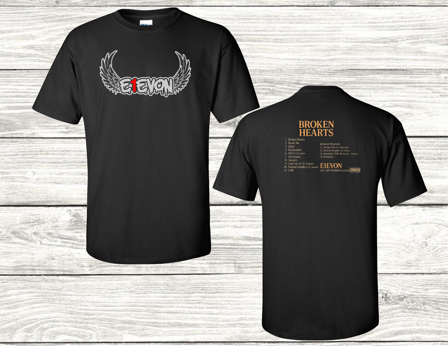 E1EVON “Broken Hearts” Album Tee