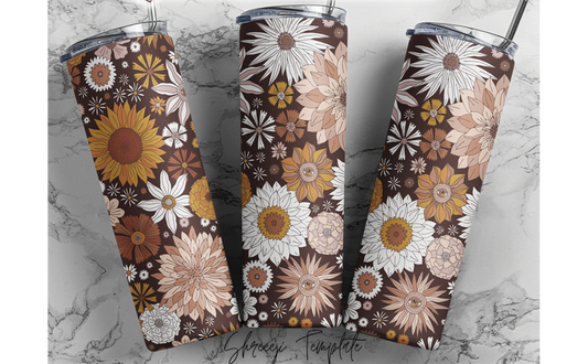 Groovy Flower Tumbler