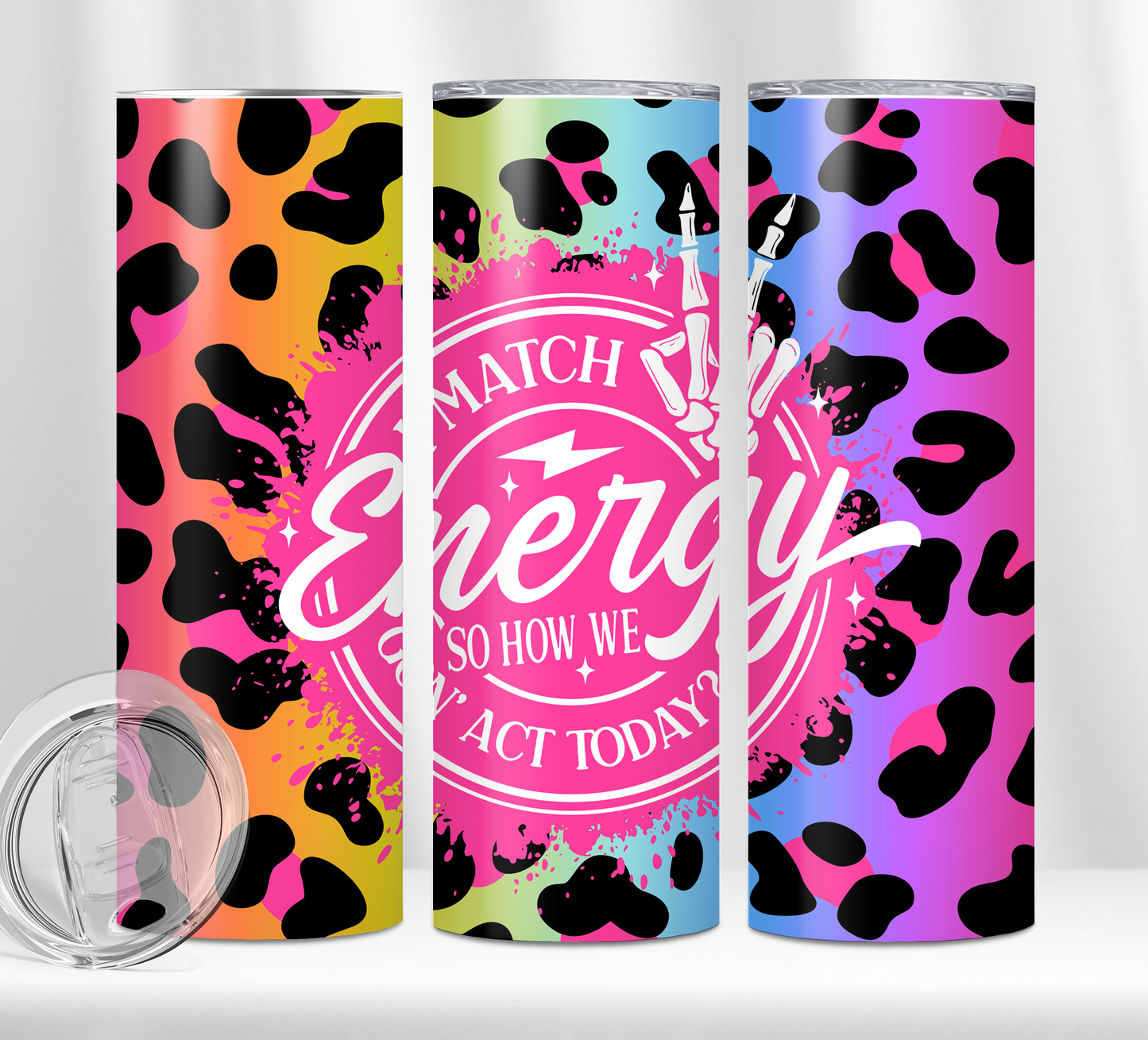 I Match Energy 20 oz Stainless Steel Tumbler