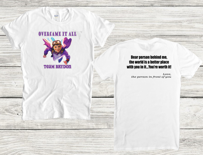 Overcame It All Two Sided Tee