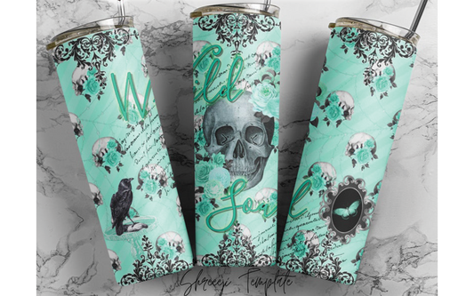 Teal Wild Child Tumbler