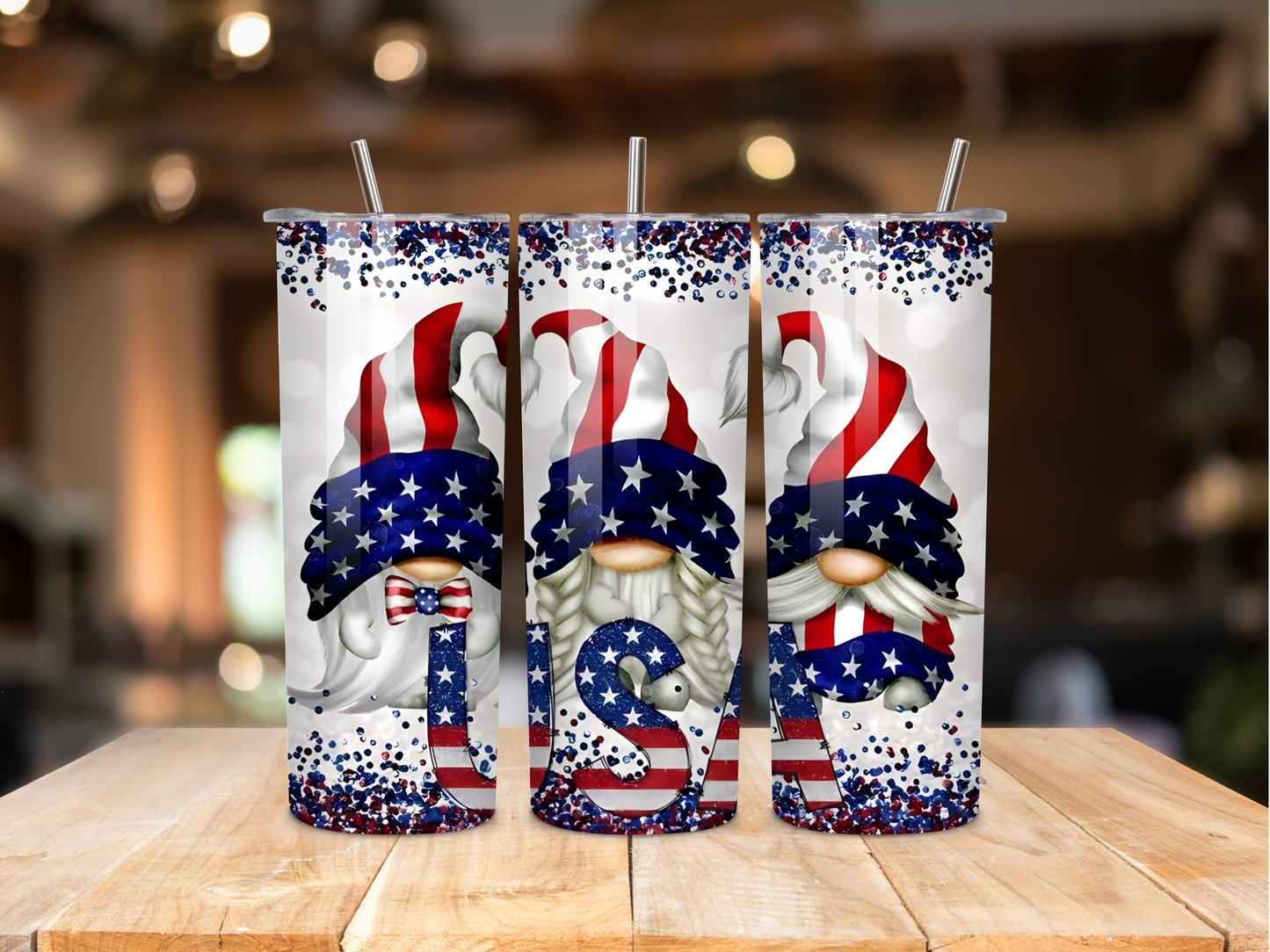 Patriotic Gnomes Tumbler