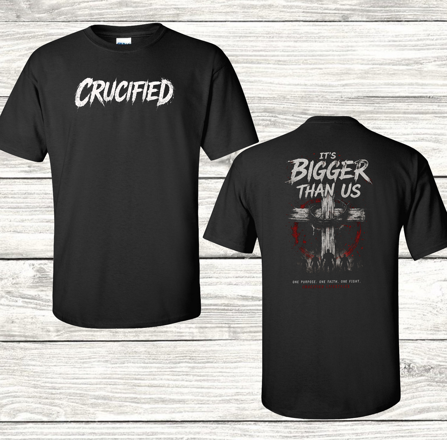 Crucified Tee – Bigger Than Us