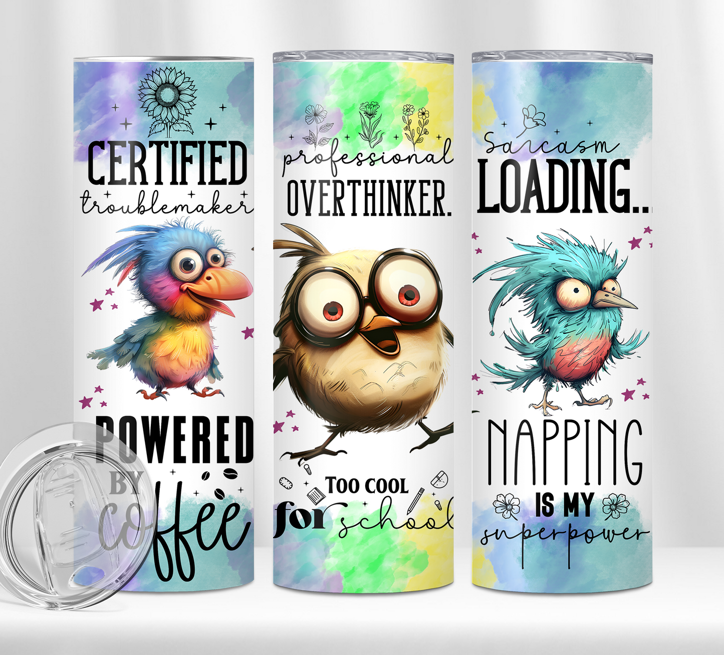 Crazy Birds Tumbler
