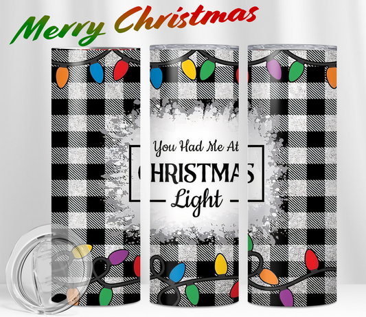 Christmas Lights Tumbler
