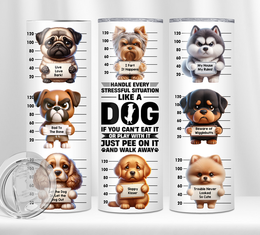 Handle Every Situation Like a Dog Tumbler