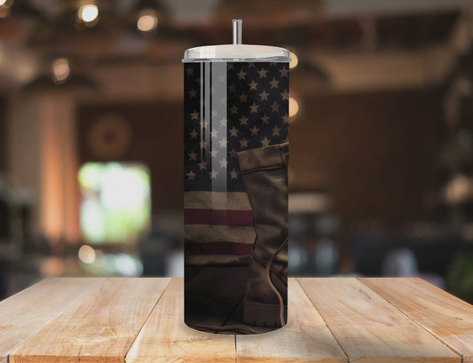 Military Boots Tumbler