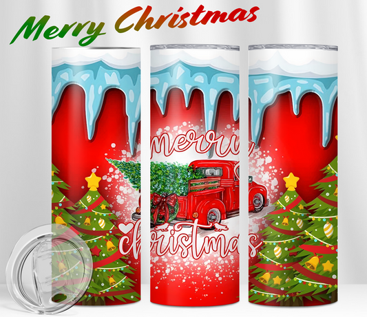 Red Truck Tumbler