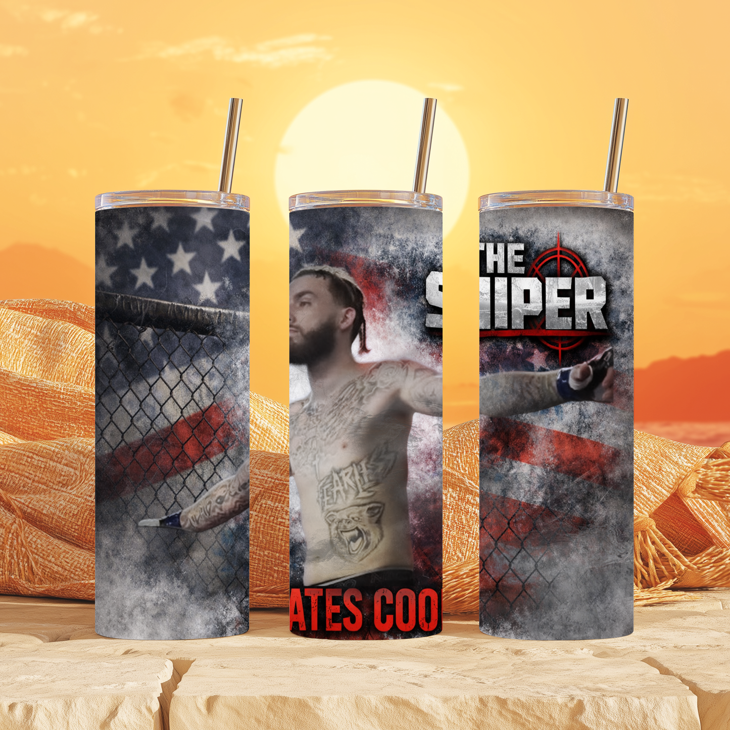 Gates “The Sniper” Cook 20 oz Tumbler