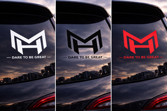 MH “Dare to Be Great” Car Decal
