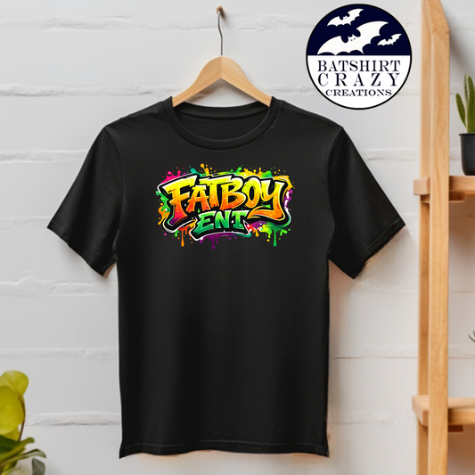Fatboy Ent Graphic Black T-Shirt