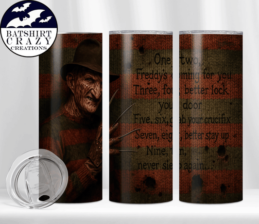 Nightmare on Elm Street 20 oz Tumbler
