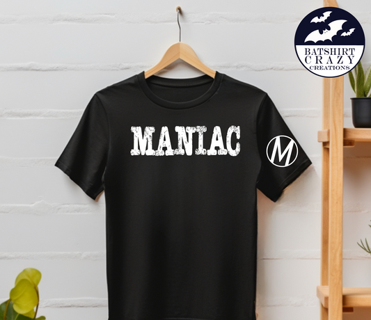 Maniac Black Tee