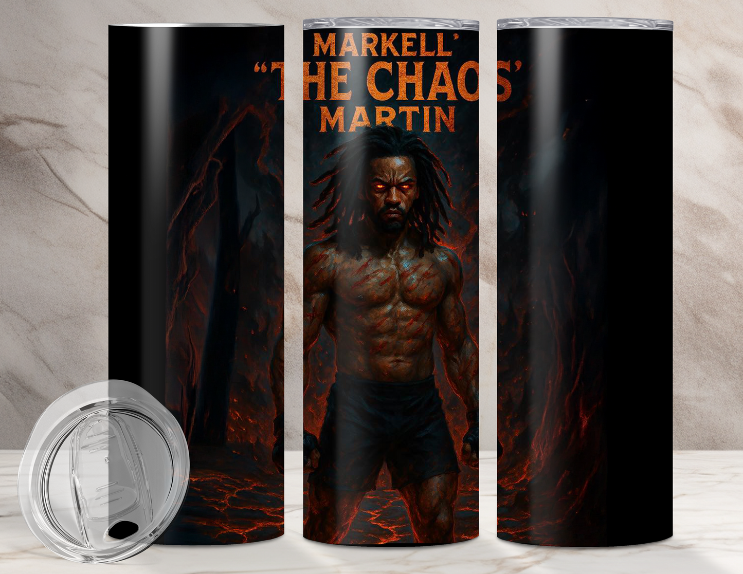 Markell Fight Series 20 oz Stainless Steel Tumbler