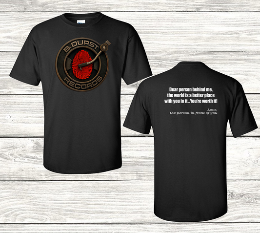 B. Durst Records Tee Full Front Logo