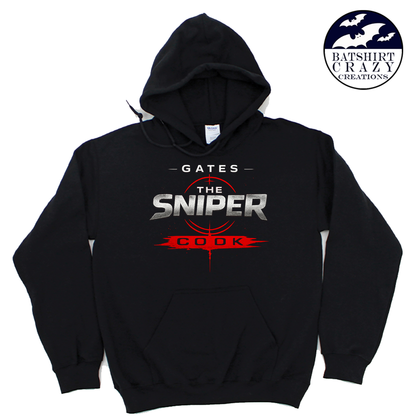 Gates “The Sniper” Cook Crosshair Logo Hoodie