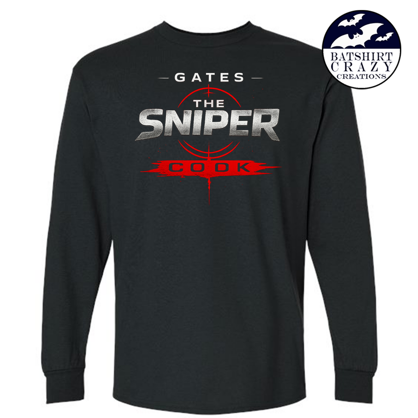 Gates “The Sniper” Cook Crosshair Long Sleeve Shirt