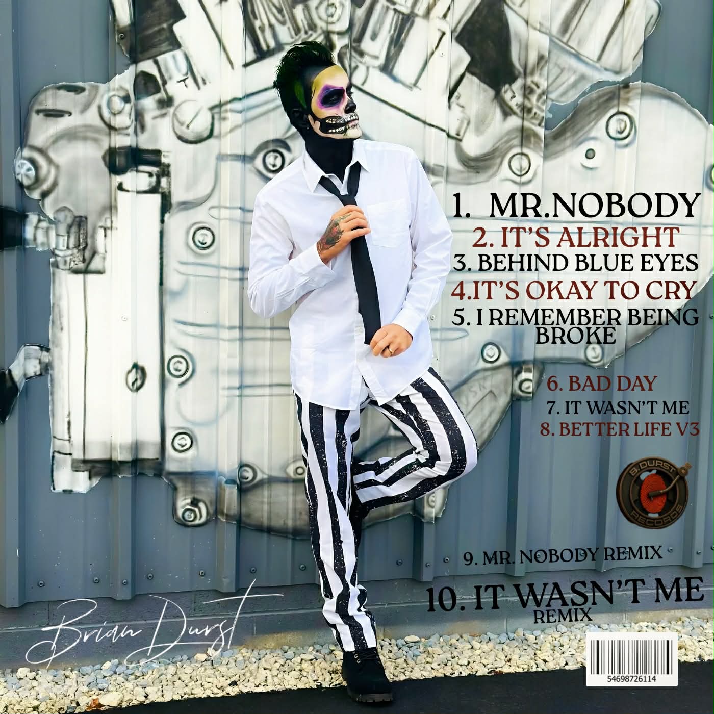 Brian Durst – Mr. Nobody (Physical CD)