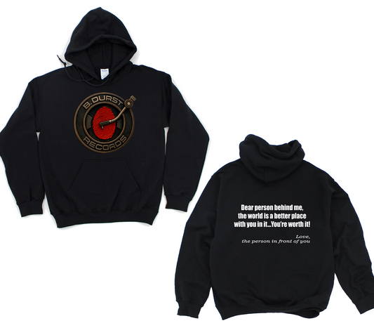 B. Durst Records Hoodie Full Front