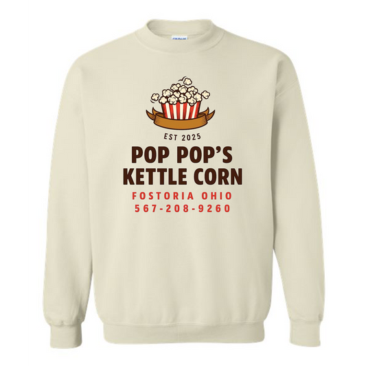 Pop Pop's Kettle Corn Crew Neck