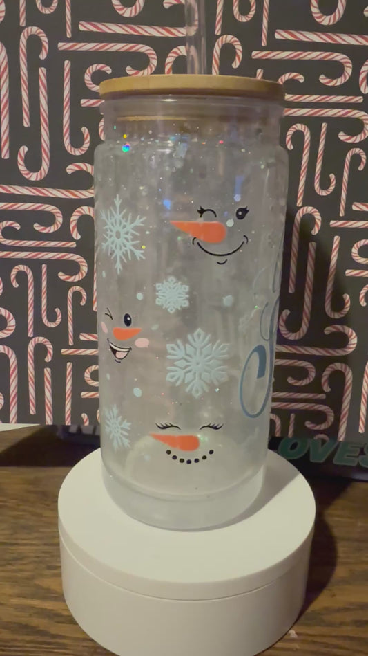 Let It Snow Snow Globe Tumbler