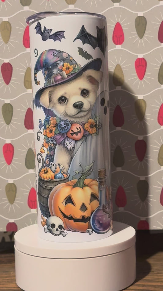 Spooky Cute Puppies Tumbler